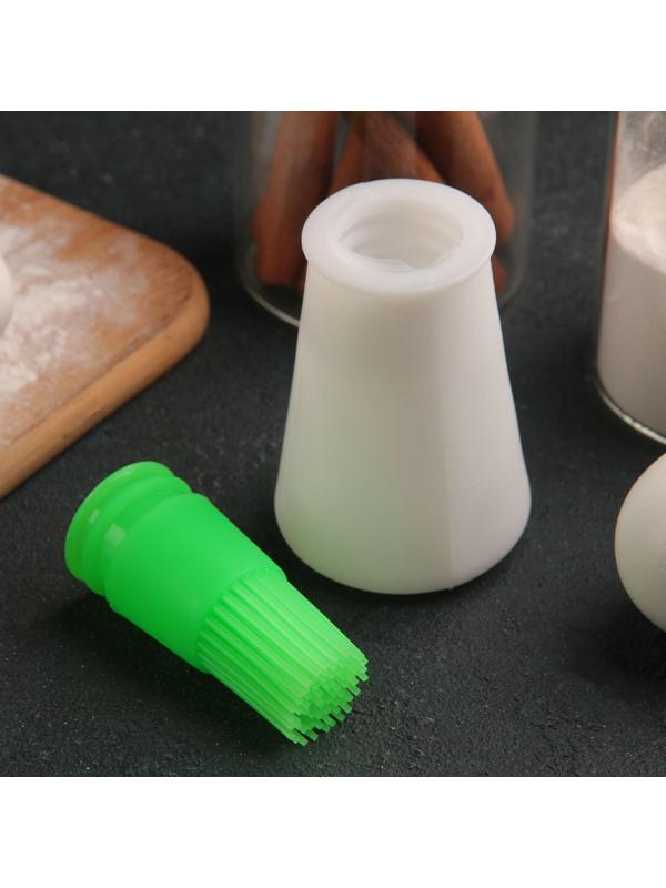 Кисть для масла Доляна «Олио», 11 см, цвет МИКС