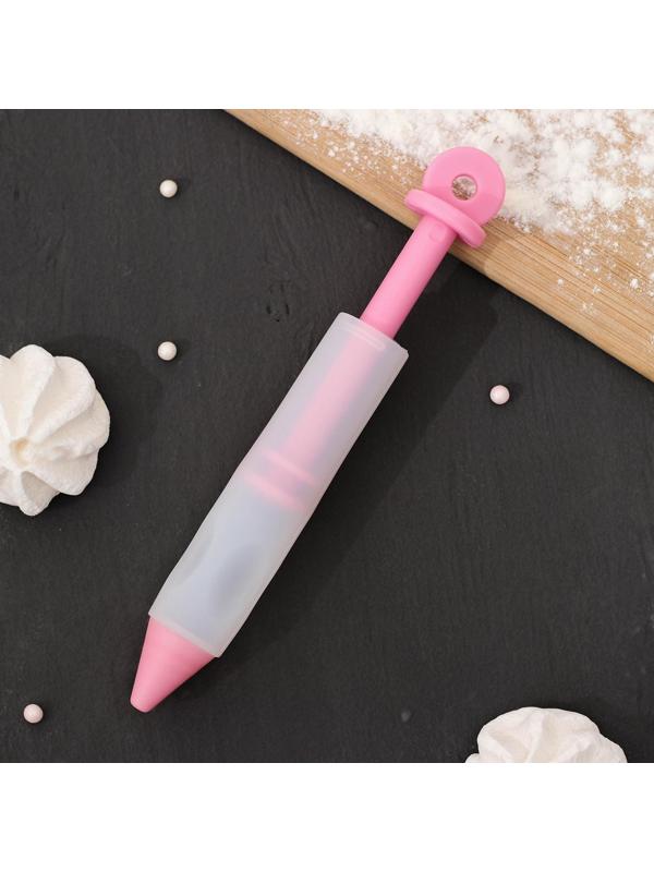 Шприц кондитерский Доляна «Фобос», 14,5×2 см, цвет МИКС