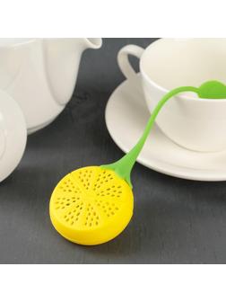 Ситечко для чая Доляна «Лимон», 10 см, цвет МИКС