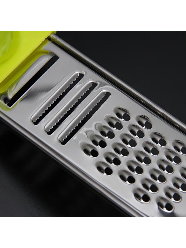 Тёрка с держателем Доляна «Гауди», 22×4,5 см, цвет МИКС