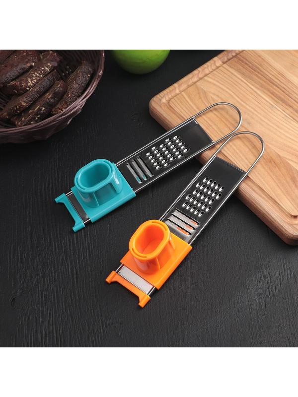 Тёрка с держателем Доляна «Гауди», 22×4,5 см, цвет МИКС