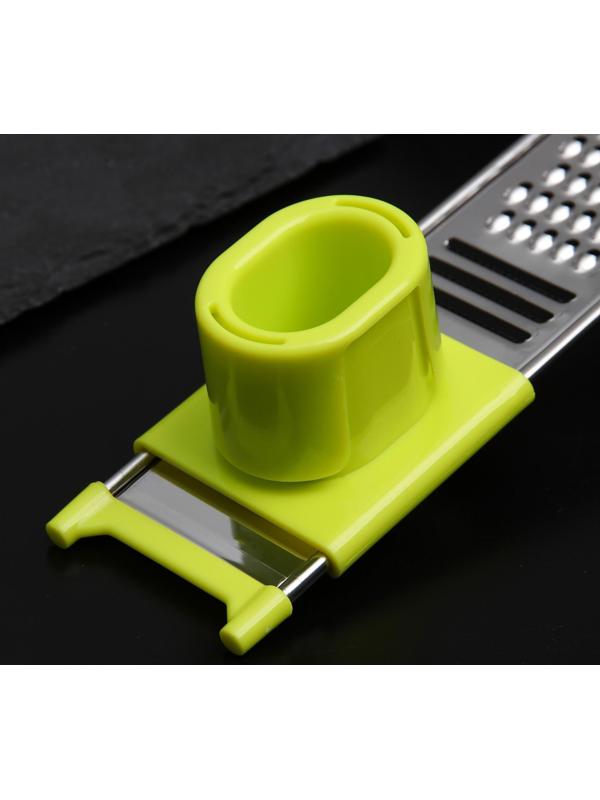 Тёрка с держателем Доляна «Гауди», 22×4,5 см, цвет МИКС