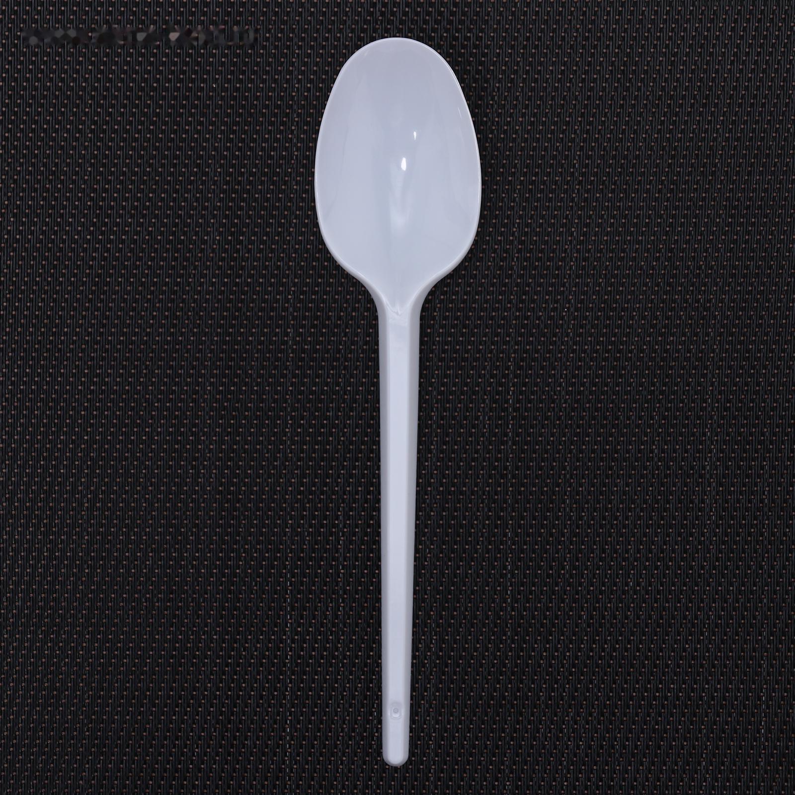 Набор ложек одноразовых, 16,5 см, 12 шт, цвет белый