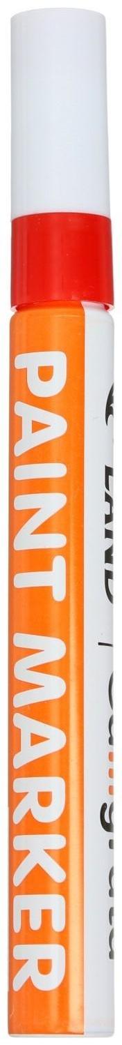 Маркер-краска (лаковый) наконечник пулевидный 4 мм, красная (цена за шт)