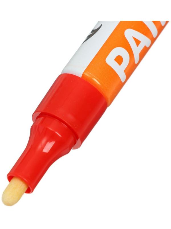 Маркер-краска (лаковый) наконечник пулевидный 4 мм, красная (цена за шт)