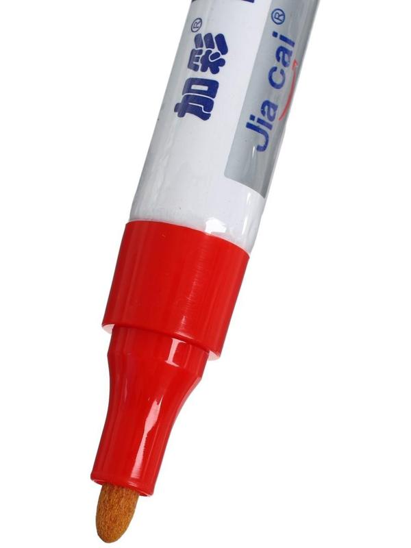 Маркер-краска (лаковый) наконечник пулевидный 4 мм, красная (цена за шт)