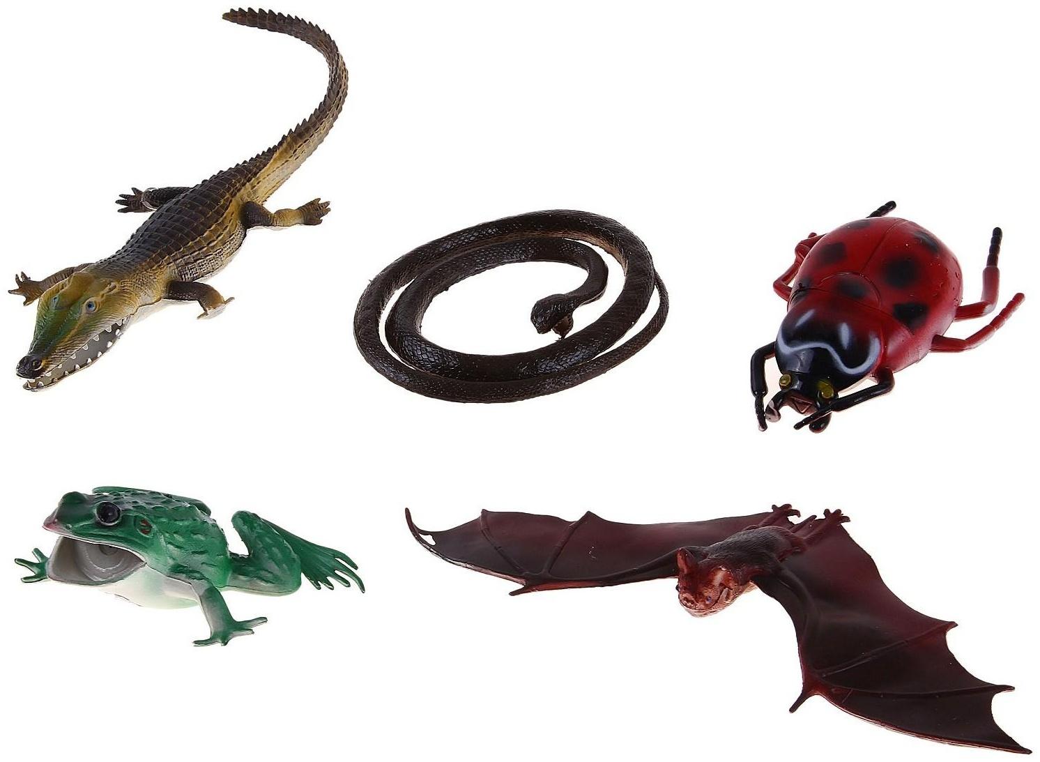 Набор животных «Пресмыкающиеся», 5 фигурок