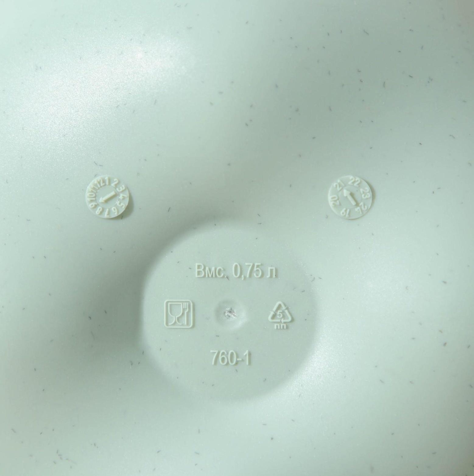 Контейнер пищевой phibo Eco Style, 580 мл, круглый, с завинчивающейся крышкой, цвет МИКС