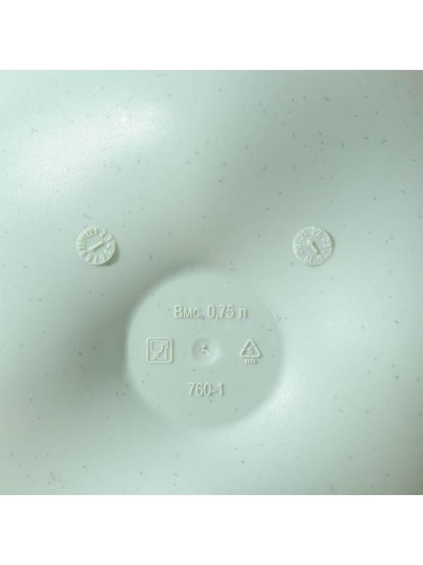 Контейнер пищевой phibo Eco Style, 580 мл, круглый, с завинчивающейся крышкой, цвет МИКС