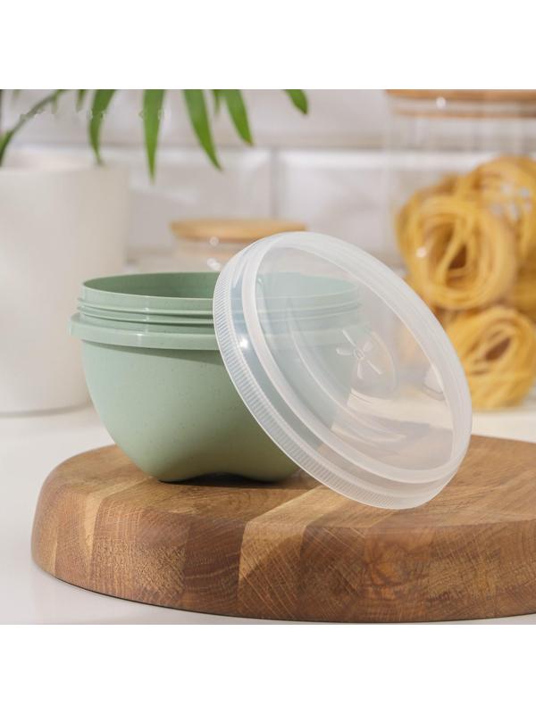 Контейнер пищевой Eco Style, 750 мл, круглый с завинчивающейся крышкой, цвет МИКС