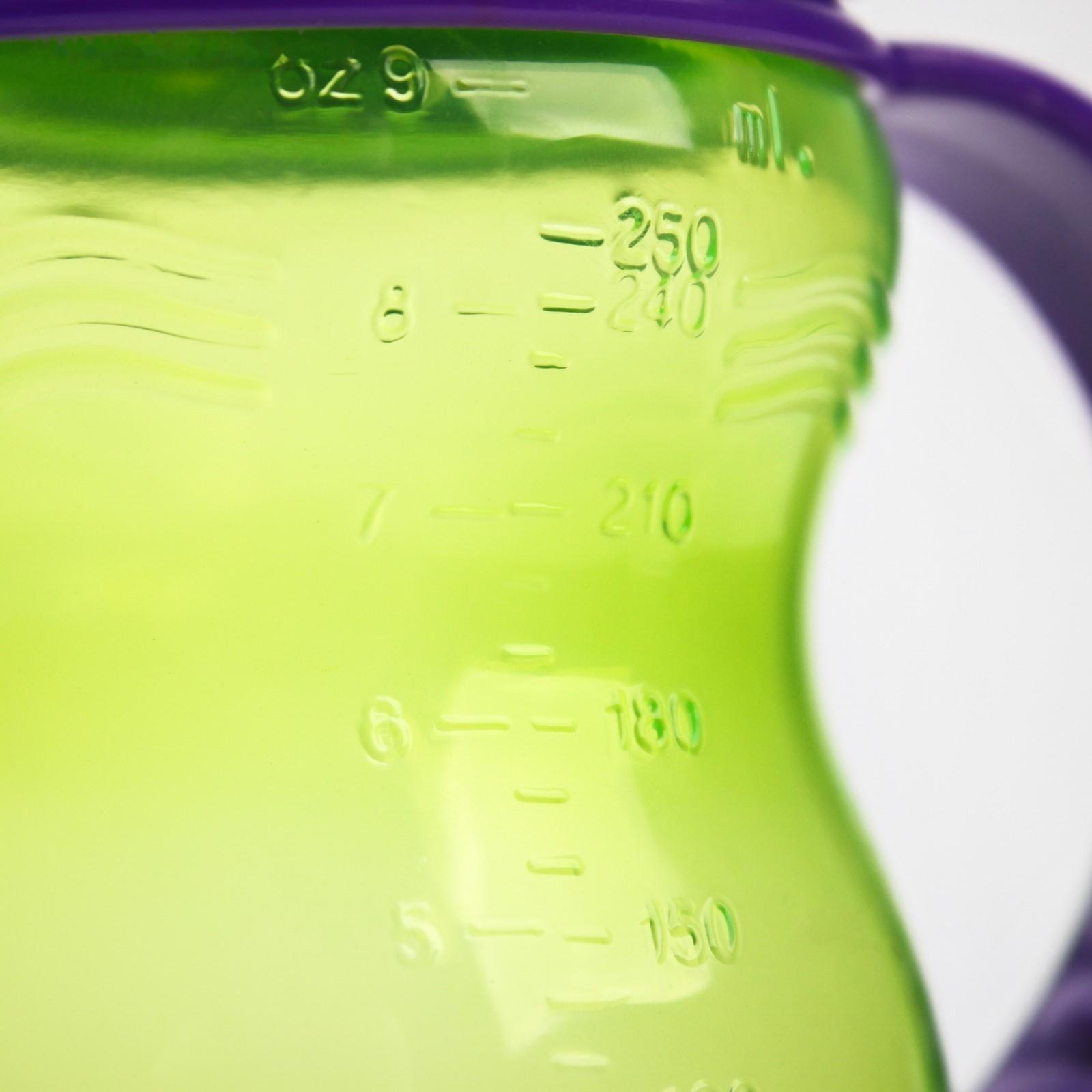 Поильник-непроливайка с мягким носиком «Классика», с ручками, 250 мл., цвета МИКС