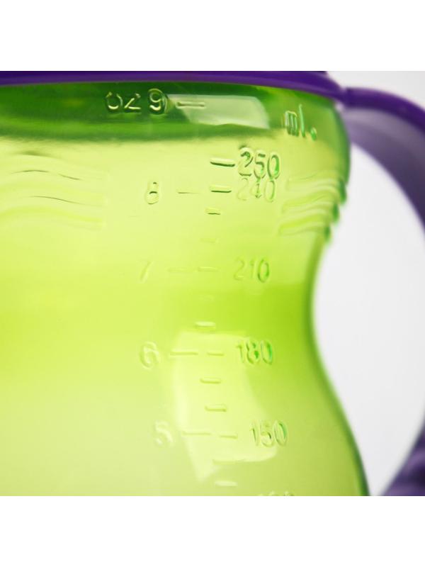 Поильник-непроливайка с мягким носиком «Классика», с ручками, 250 мл., цвета МИКС