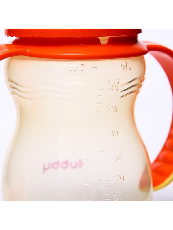 Поильник-непроливайка с мягким носиком «Классика», с ручками, 250 мл., цвета МИКС