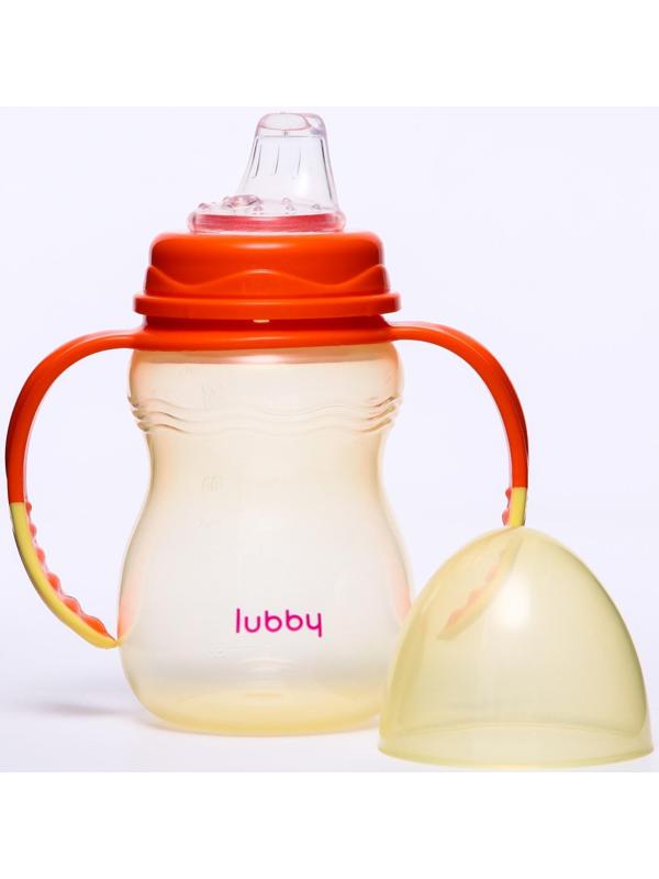 Поильник-непроливайка с мягким носиком «Классика», с ручками, 250 мл., цвета МИКС