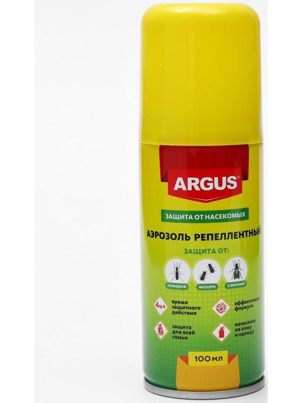 Аэрозоль репеллентный ARGUS от комаров, мошек, слепней 100 мл