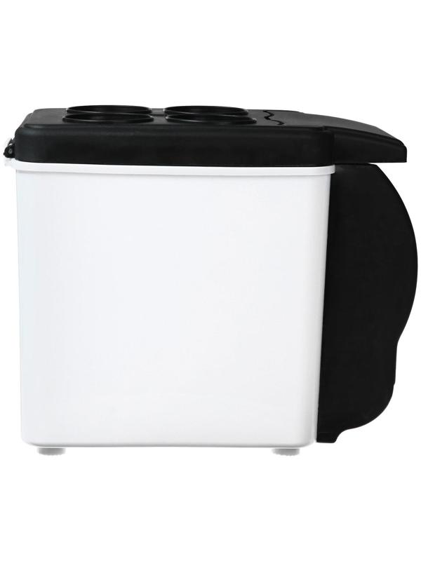 Автохолодильник 6 л, 12 В, функция подогрева, черно-белый