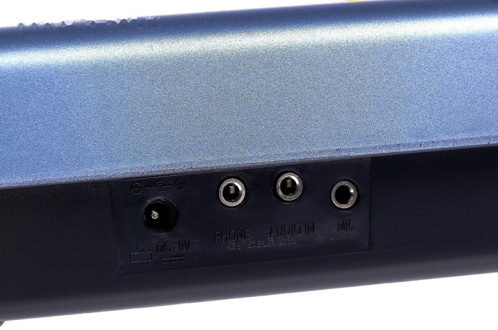 Синтезатор «Музыкальный взрыв», 54 клавиши с цифровым дисплеем, работает от сети и от батареек, адаптер в комплекте