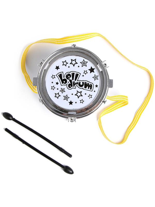 Игрушка барабан «Весёлые минутки», d=11 см, для детей, цвета МИКС