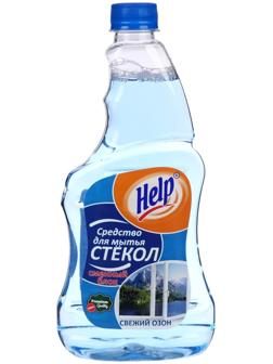 Средство для мытья стёкол и зеркал Help 