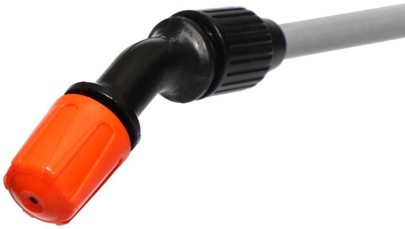 Опрыскиватель помповый, 7 л, термоусадка, пластиковый брандспойт, «Жук»