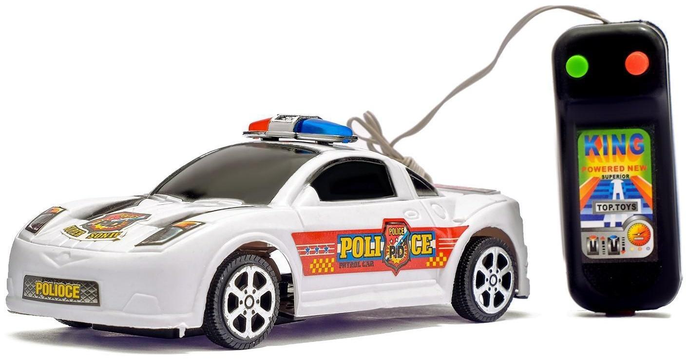 Машина «Полиция», на дистанционном управлении, работает от батареек, МИКС