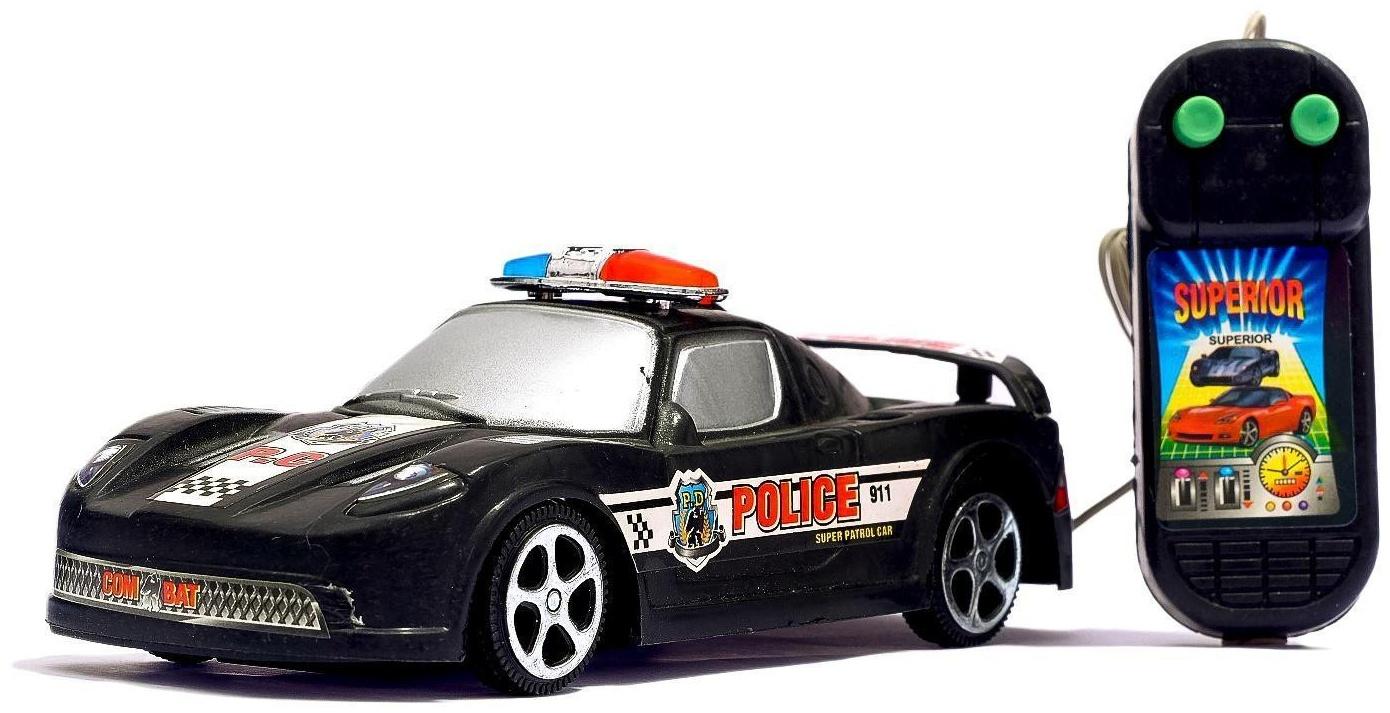 Машина «Полиция», на дистанционном управлении, работает от батареек, МИКС