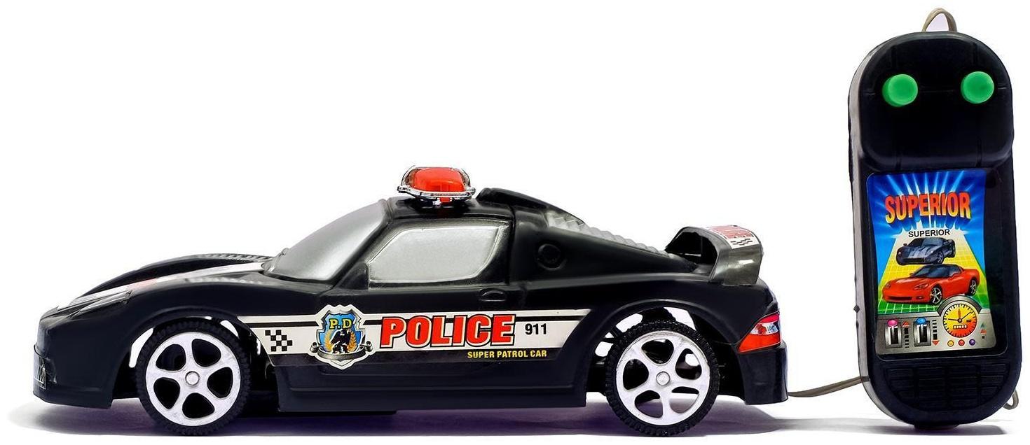 Машина «Полиция», на дистанционном управлении, работает от батареек, МИКС