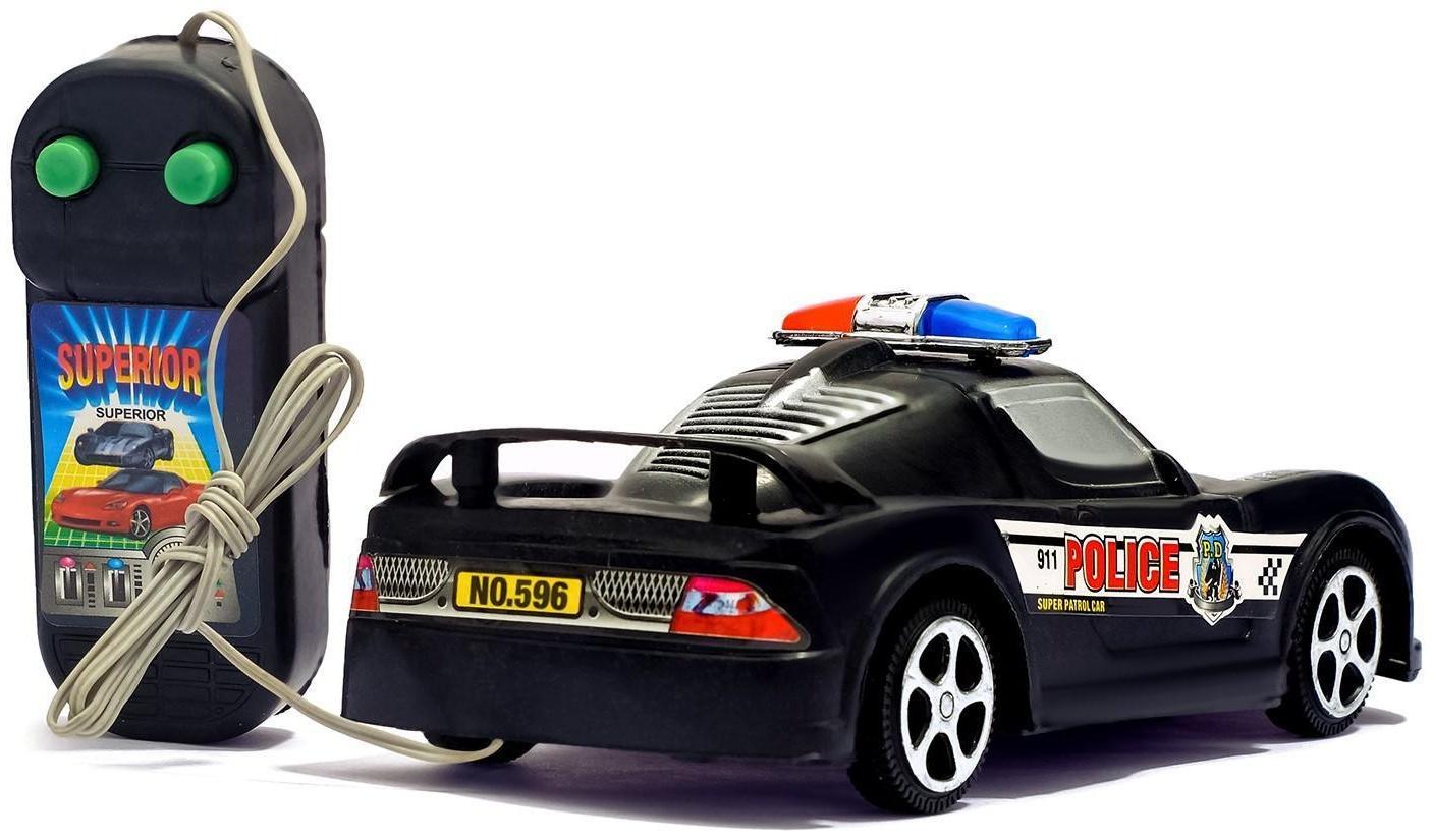 Машина «Полиция», на дистанционном управлении, работает от батареек, МИКС