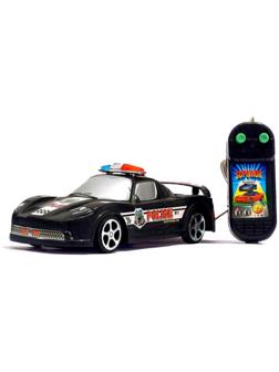 Машина «Полиция», на дистанционном управлении, работает от батареек, МИКС