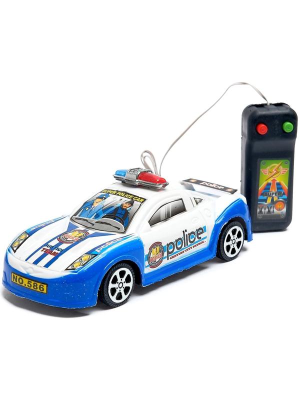 Машина «Полиция», на дистанционном управлении, работает от батареек, МИКС