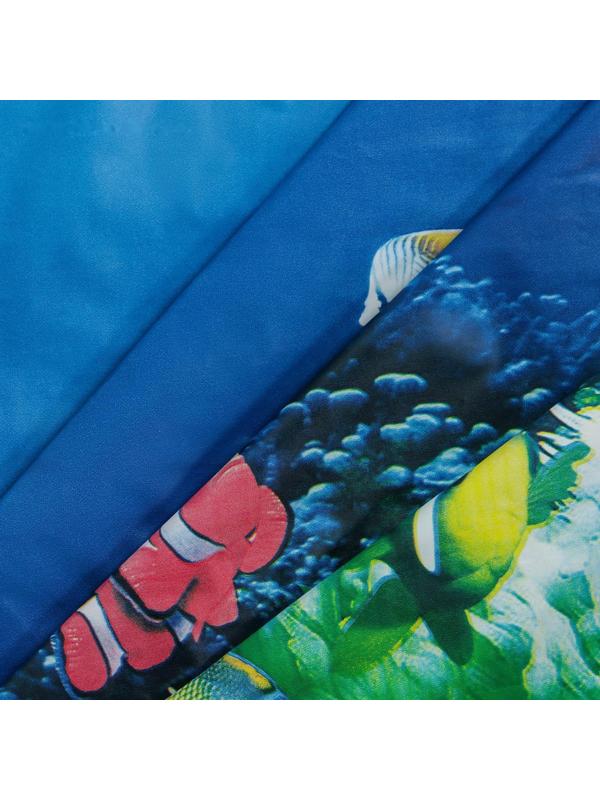 Штора для ванны Доляна «Морская», 180×180 см, EVA