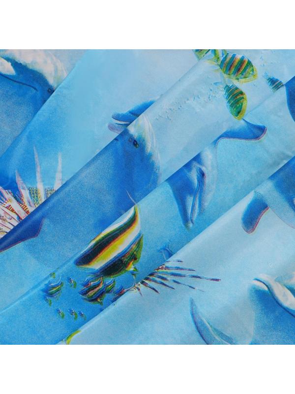 Штора для ванны Доляна «Морская», 180×180 см, EVA