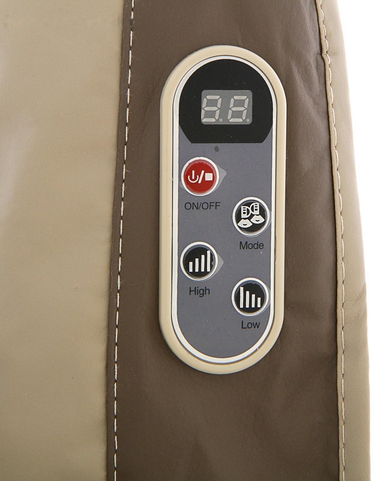 Массажёр для спины и шеи Luazon 9016, наплечный, пульт, 99 режимов, 220 В