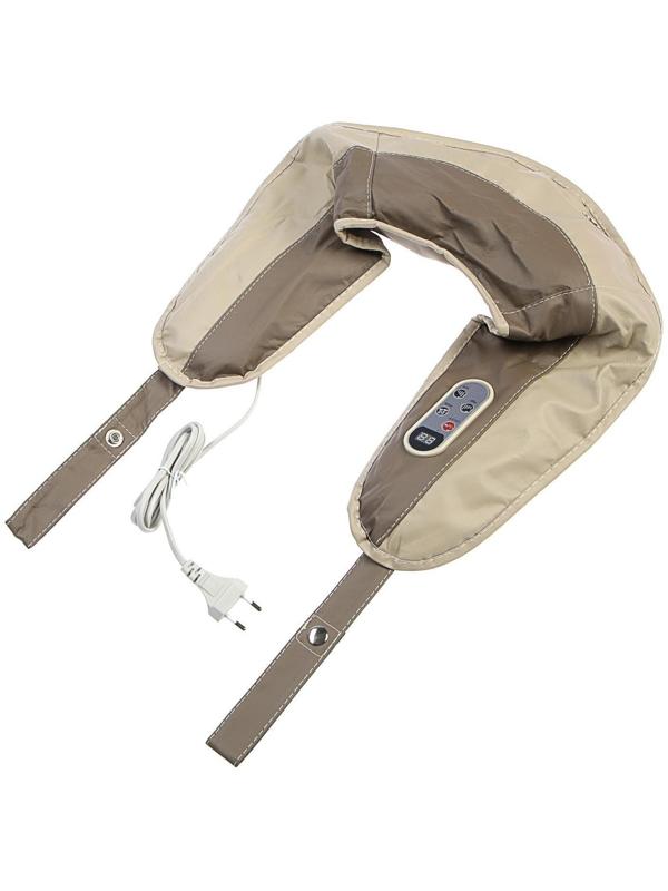 Массажёр для спины и шеи Luazon 9016, наплечный, пульт, 99 режимов, 220 В