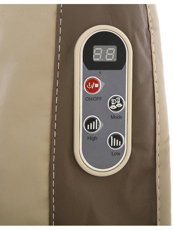 Массажёр для спины и шеи Luazon 9016, наплечный, пульт, 99 режимов, 220 В