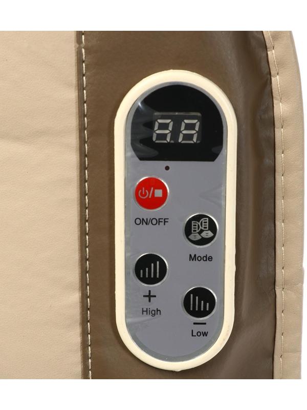 Массажёр для спины и шеи Luazon 9016, наплечный, пульт, 99 режимов, 220 В