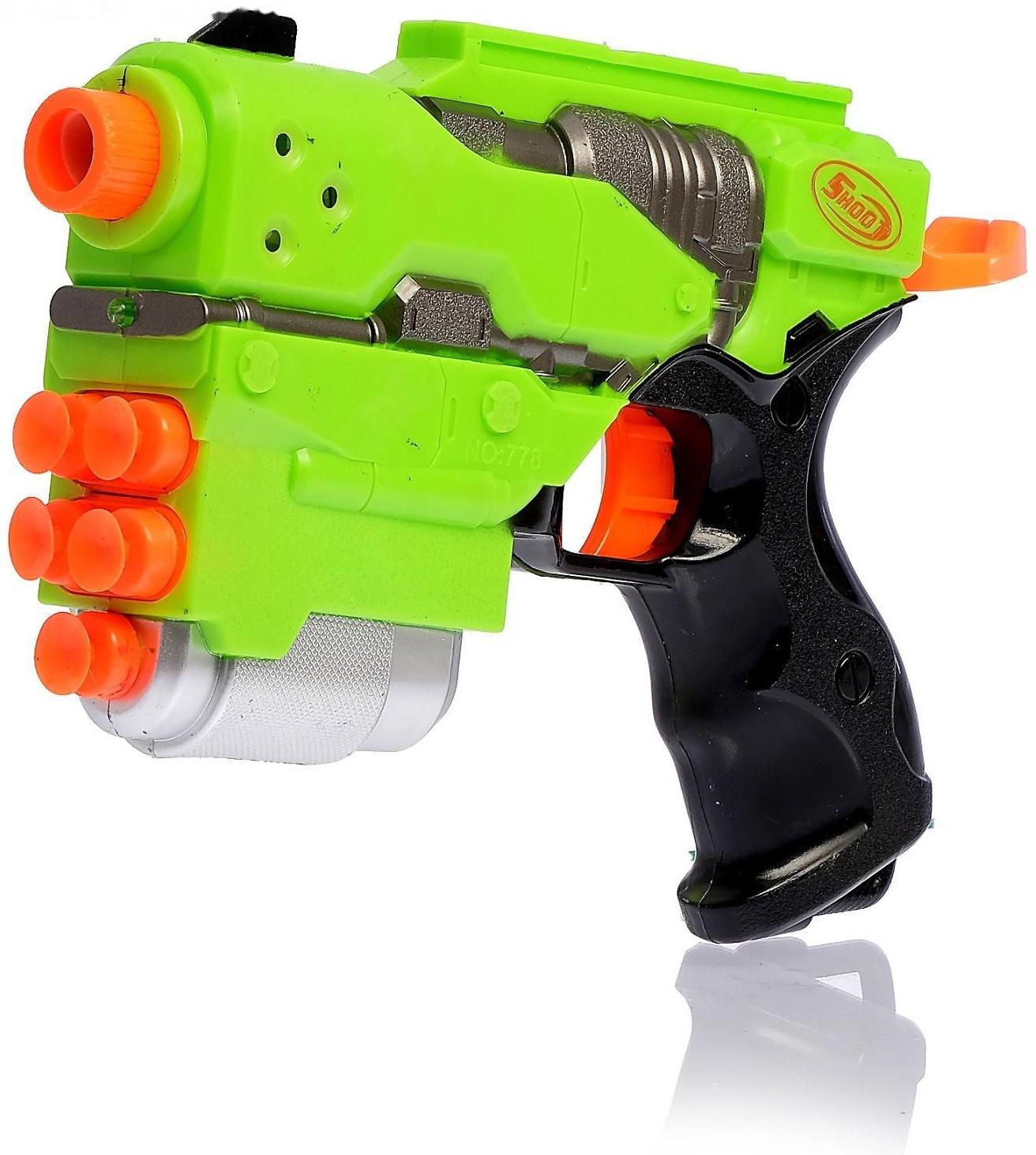 Пистолет «Штурм» стреляет мягкими пулями, цвета МИКС
