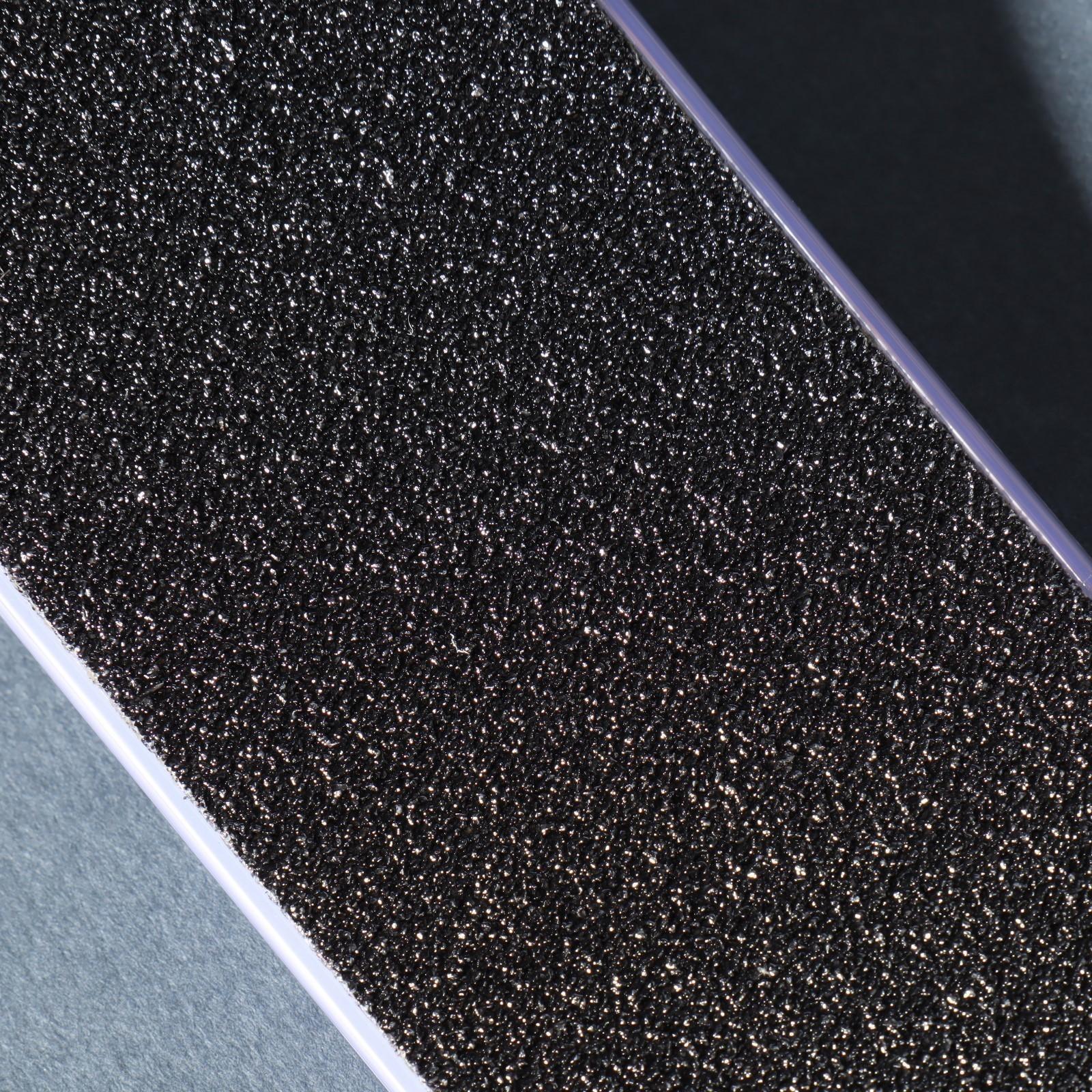 Тёрка для ног, наждачная, двусторонняя, 22 см, цвет белый