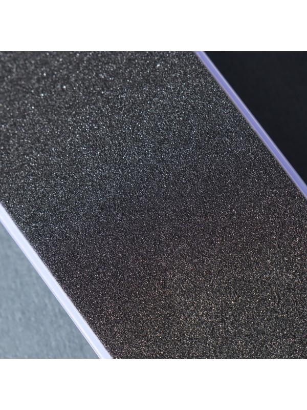 Тёрка для ног, наждачная, двусторонняя, 22 см, цвет белый