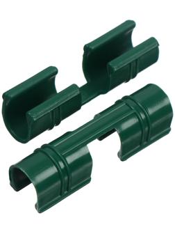 Зажим для крепления укрывного материала, d = 12 мм, цвет зелёный, набор 20 шт.
