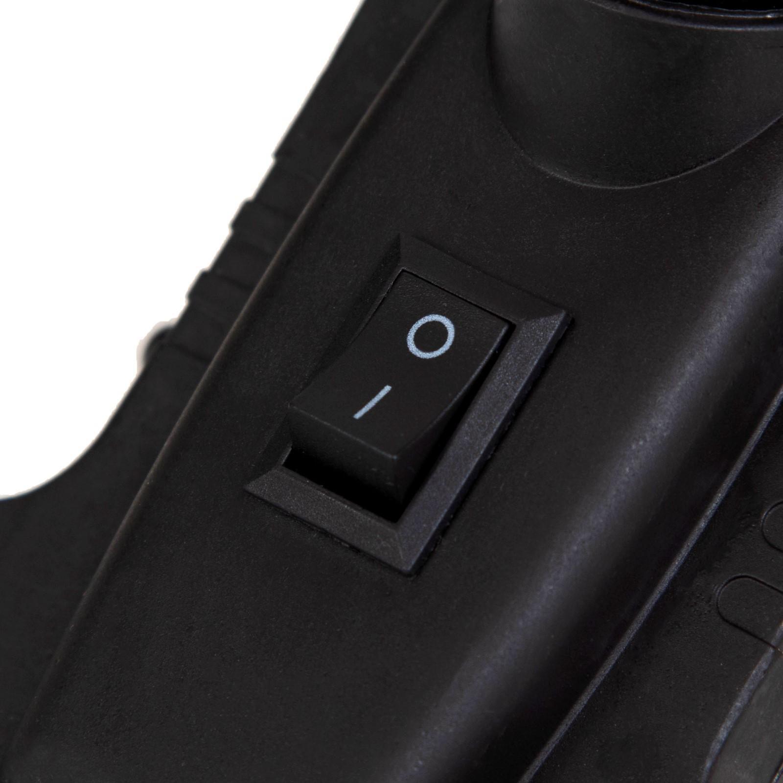 Лампа настольная Е27, с выкл. на зажиме (220В) черная (108В)