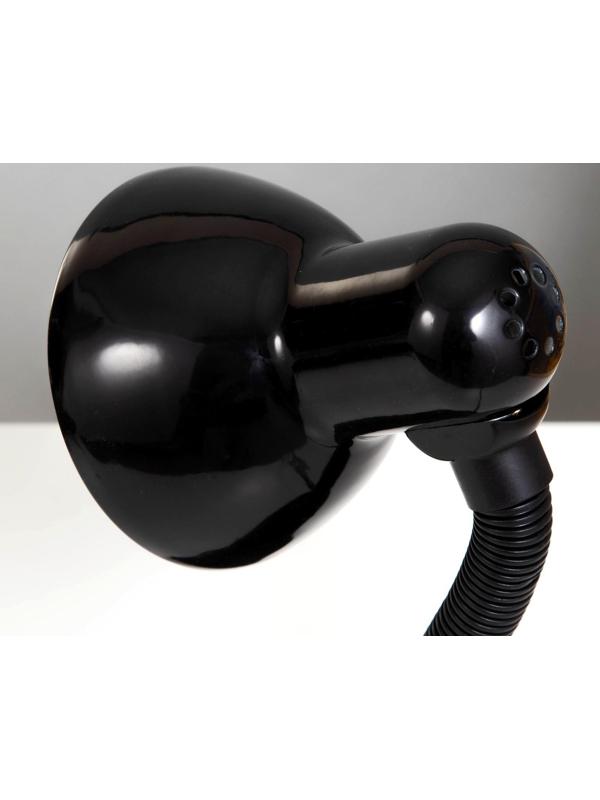 Лампа настольная Е27, с выкл. на зажиме (220В) черная (108В)