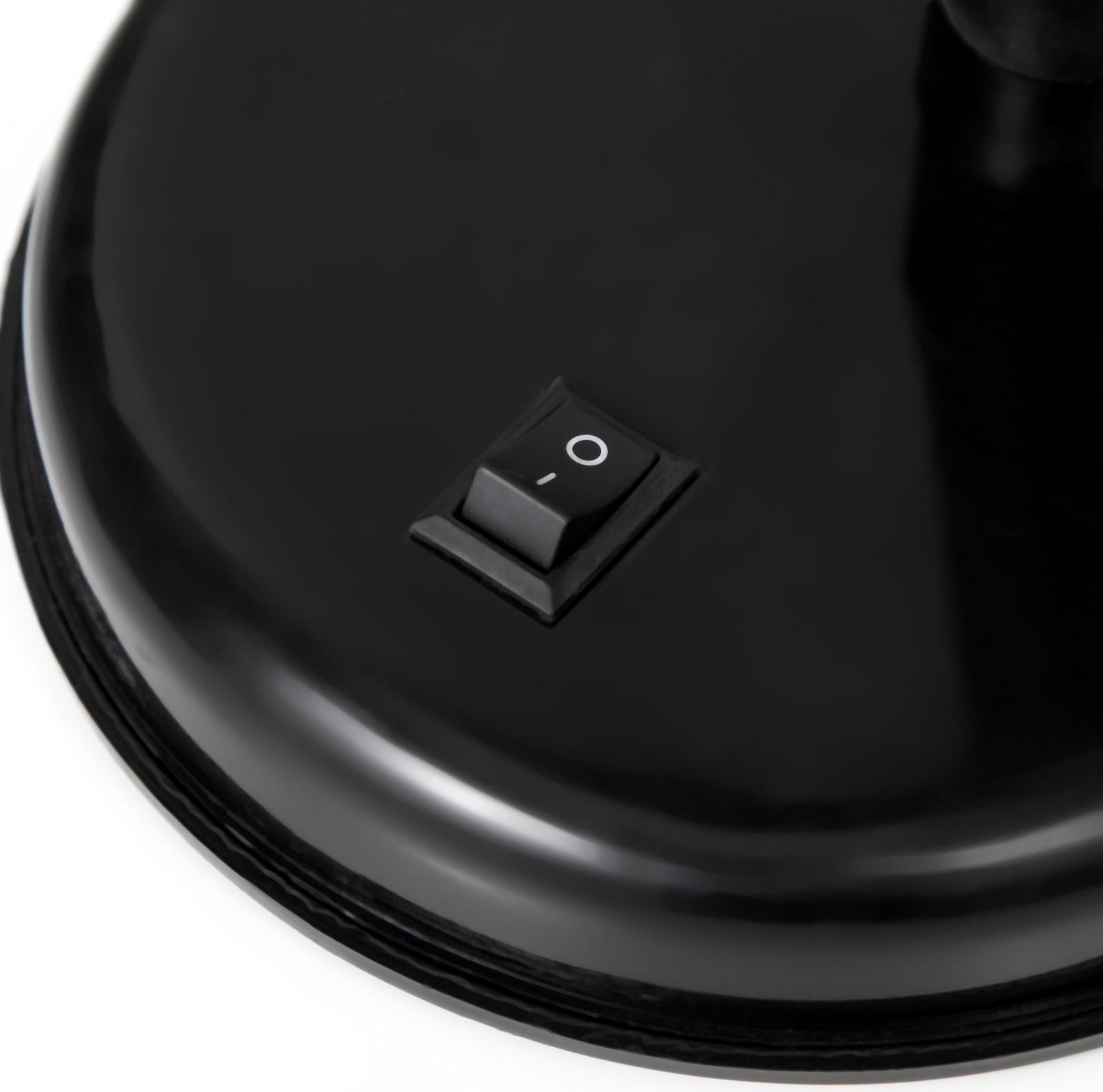 Лампа настольная Е27, с выкл. (220В) черная (203В)