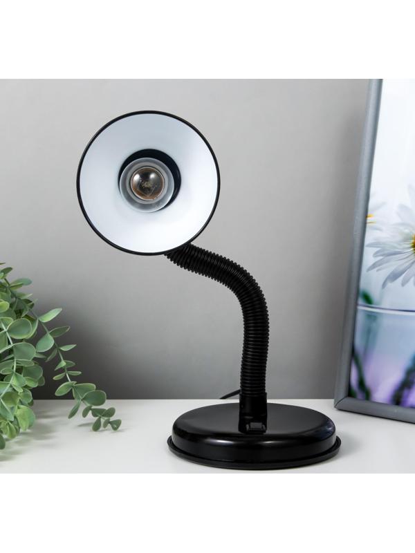 Лампа настольная Е27, с выкл. (220В) черная (203В)