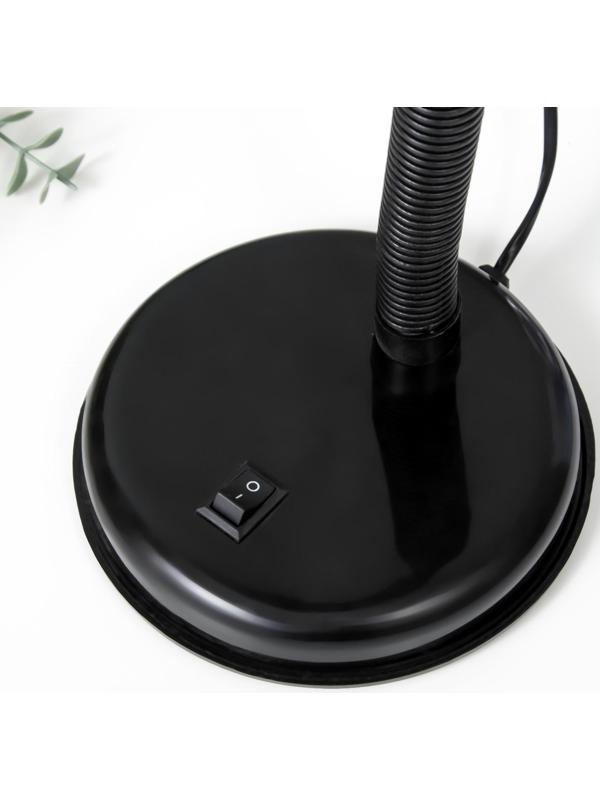 Лампа настольная Е27, с выкл. (220В) черная (203В)