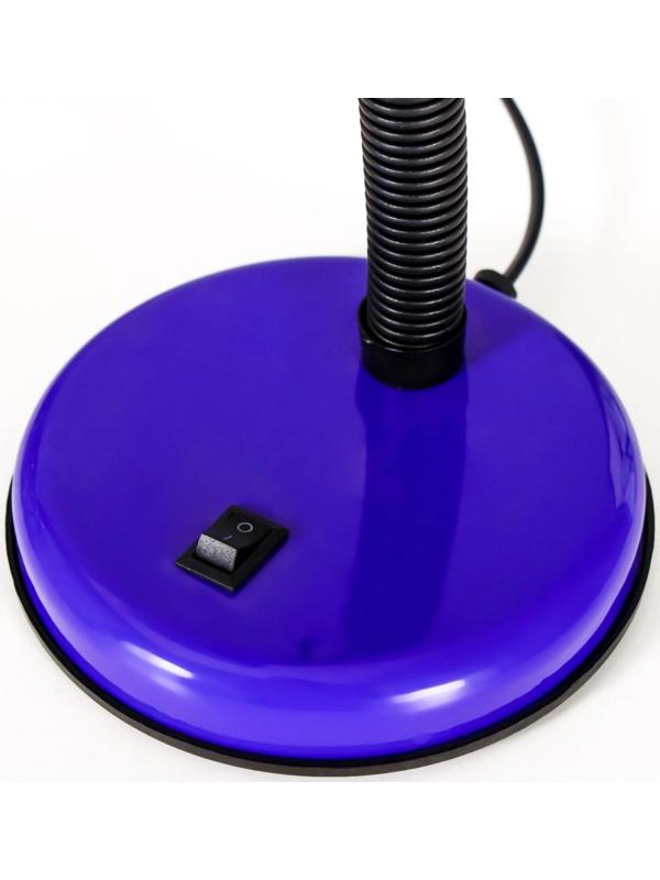 Лампа настольная Е27, с выкл. (220В) фиолетовая (203В)