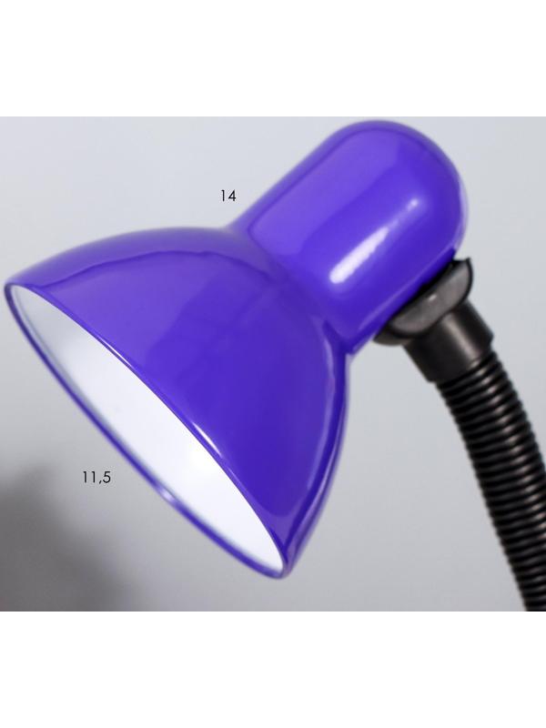 Лампа настольная Е27, с выкл. (220В) фиолетовая (203В)