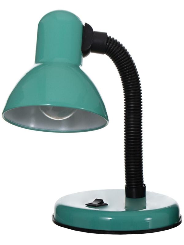 Лампа настольная Е27, с выкл. (220В) зеленая (203В)