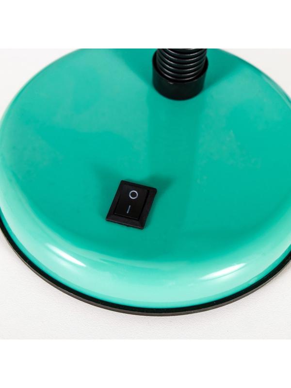 Лампа настольная Е27, с выкл. (220В) зеленая (203В)