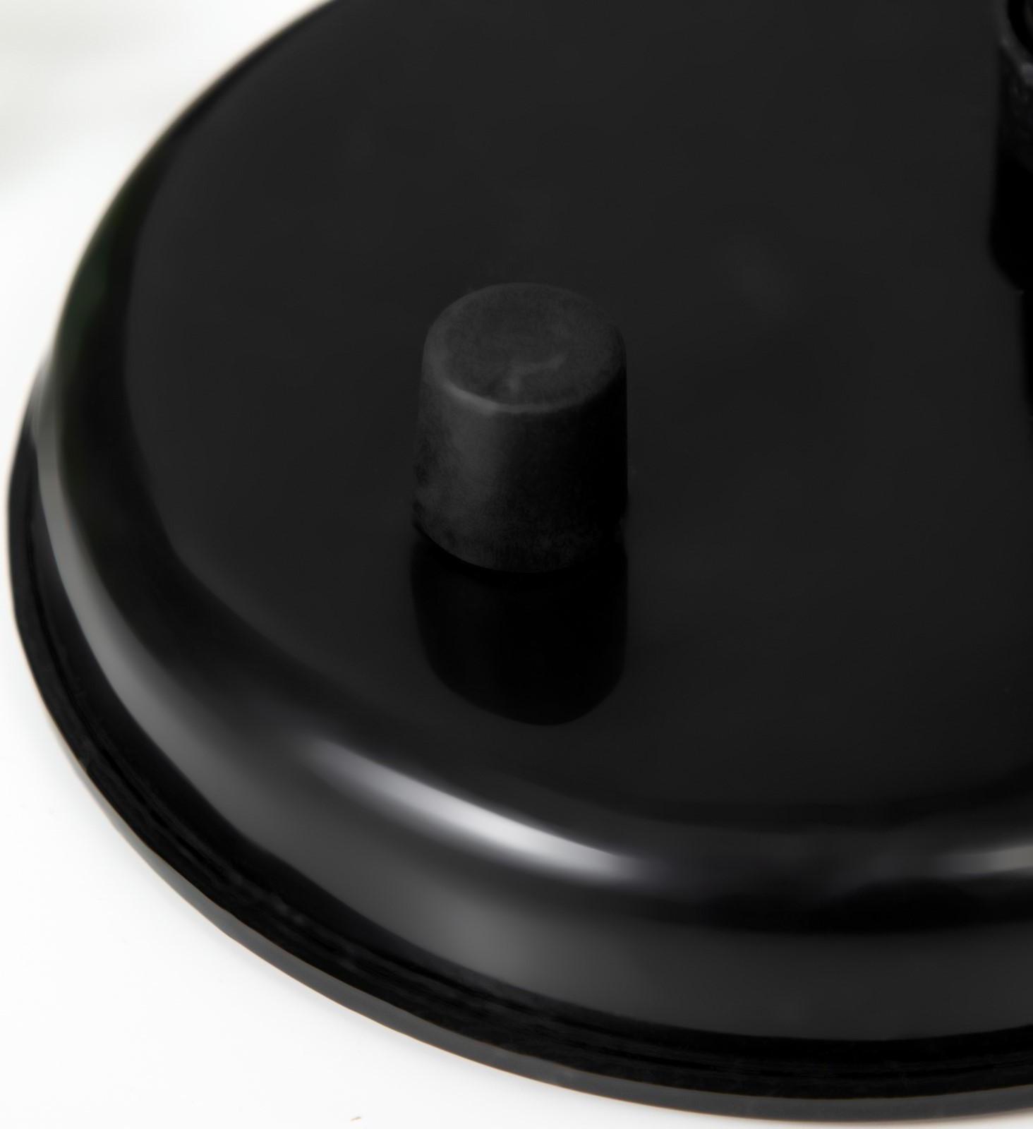 Лампа настольная Е27, светорегулятор (220В) черная (203А)